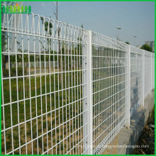 Дешевые декоративные зеленый ПВХ покрытием BRC сварной сетки забор для продажи